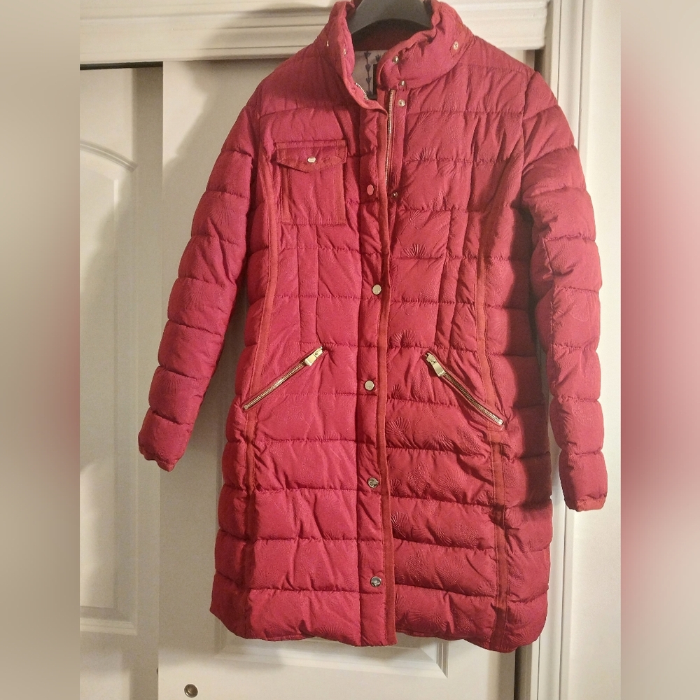 Desigual Women's Puffer Jacket - Vibrant Pink